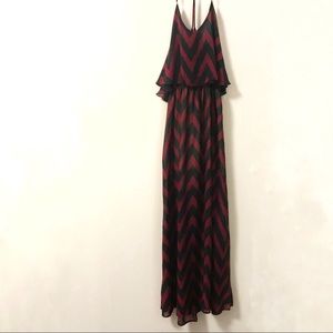 Maroon Maxi Dress